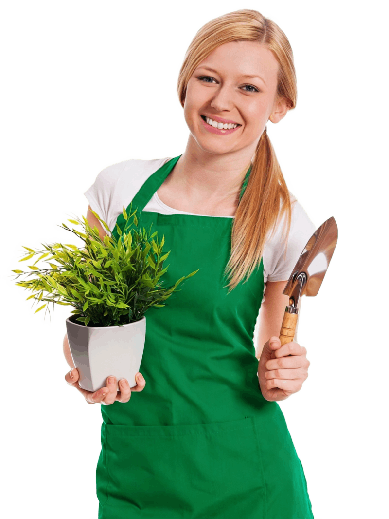 Women with pot in her hand