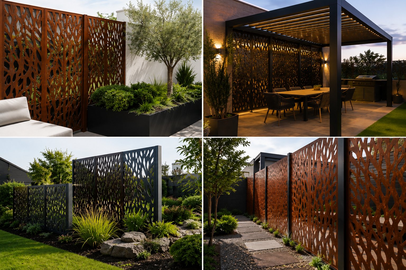 Types of panels and screens